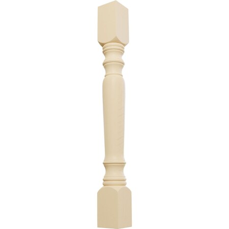 Ekena Millwork 3 3/4"W x 3 3/4"D x 35 1/2"H Legacy Tapered Cabinet Column, Maple COL03X03X35LEMA